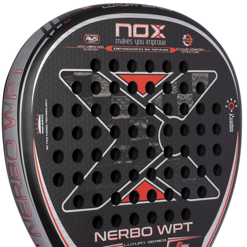 Pala de pádel Nox WPT Nerbo, una pala de potencia del World Padel Tour